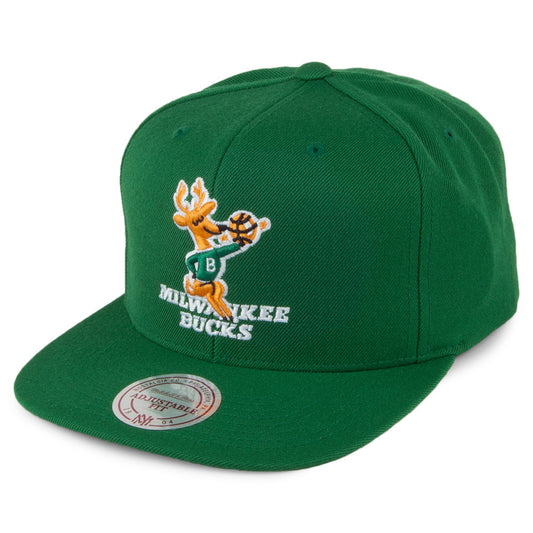 Gorra Snapback Milwaukee Bucks II de Mitchell & Ness - Verde