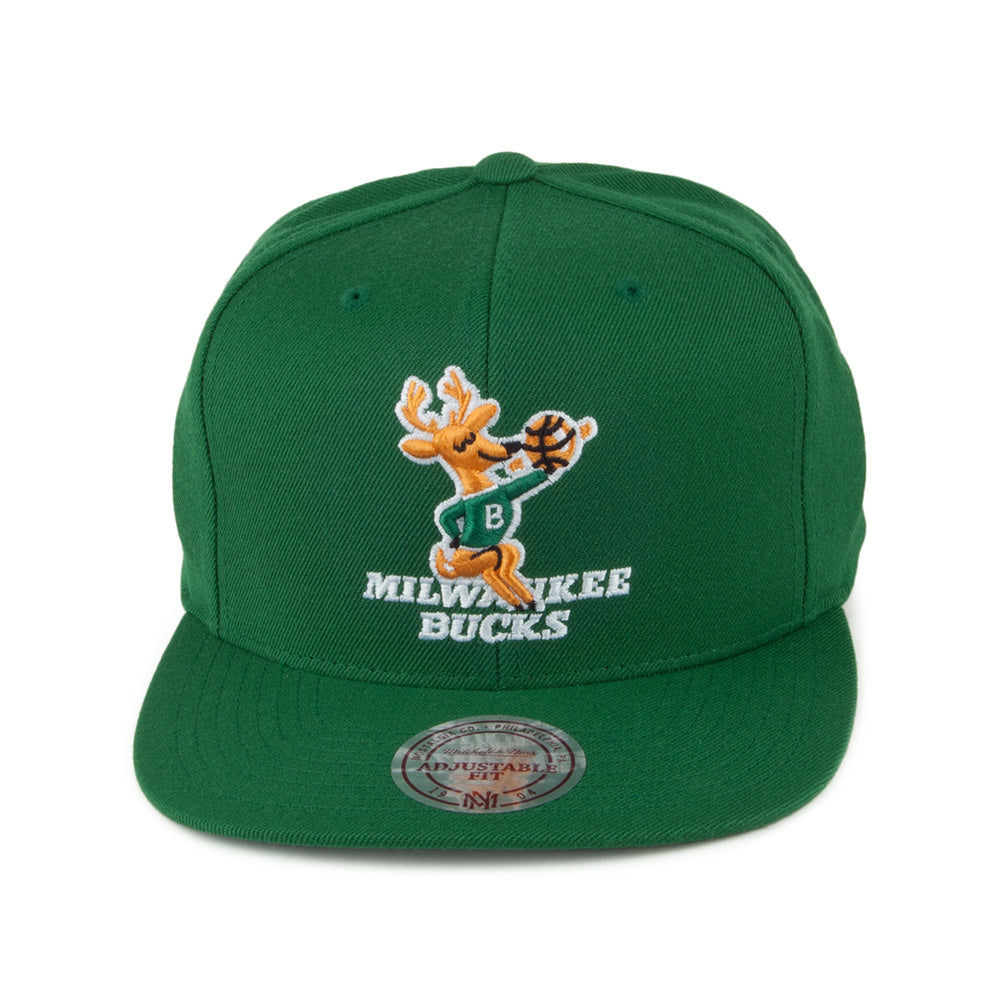 Gorra Snapback Milwaukee Bucks II de Mitchell & Ness - Verde