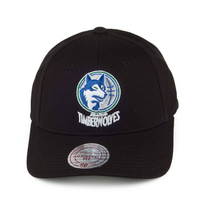 Gorra Snapback Team Logo Minnesota Timberwolves de Mitchell & Ness - Negro