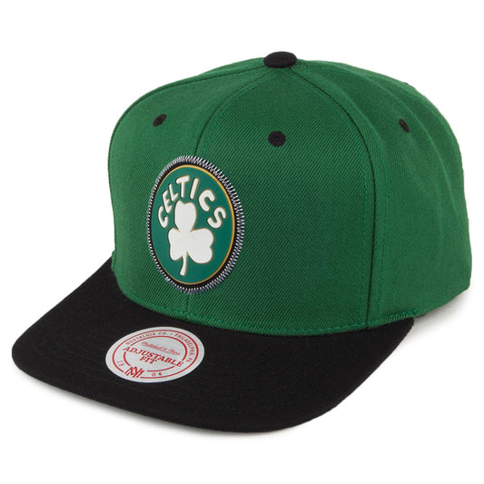 Gorra Snapback Boston Celtics de Mitchell & Ness - Verde-Negro