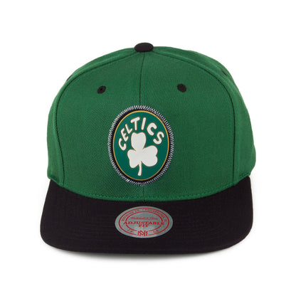 Gorra Snapback Boston Celtics de Mitchell & Ness - Verde-Negro