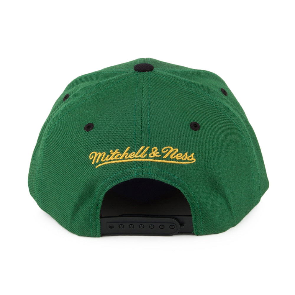 Gorra Snapback Boston Celtics de Mitchell & Ness - Verde-Negro