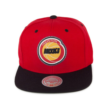 Gorra Snapback Zig Zag Houston Rockets de Mitchell & Ness - Rojo-Negro