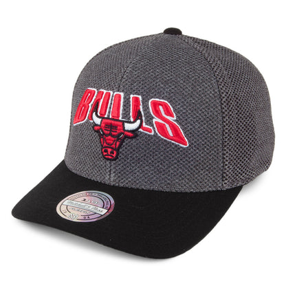 Gorra Snapback Flashback 110 Chicago Bulls de Mitchell & Ness - Gris-Negro