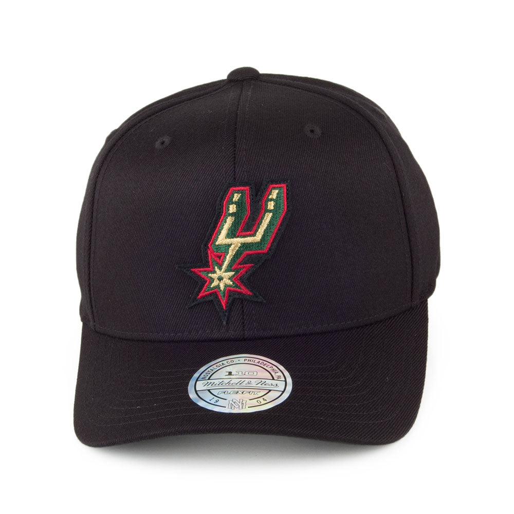 Gorra Snapback Luxe 110 San Antonio Spurs Mitchell & Ness - Negro
