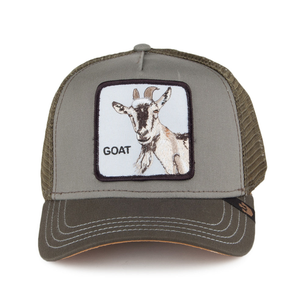 Gorra Trucker Goat Beard de Goorin - Verde Oliva