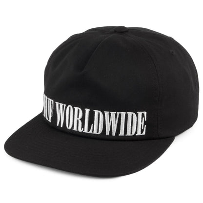 Gorra Snapback Serif de HUF - Negro
