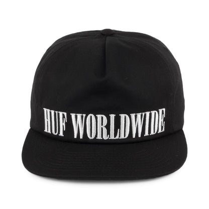 Gorra Snapback Serif de HUF - Negro