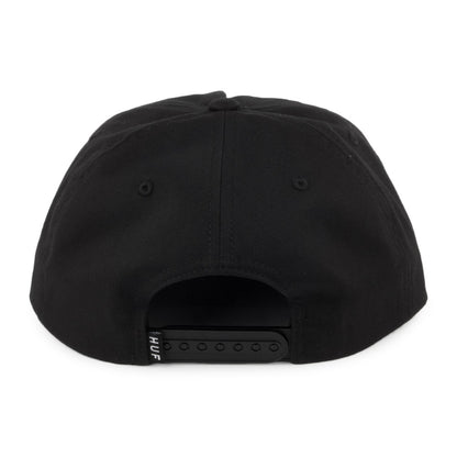 Gorra Snapback Serif de HUF - Negro