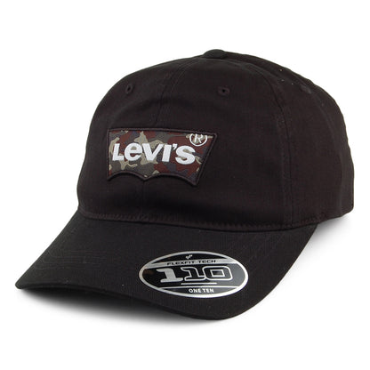 Gorra de béisbol Big Batwing con logo camuflaje de Levi's - Negro