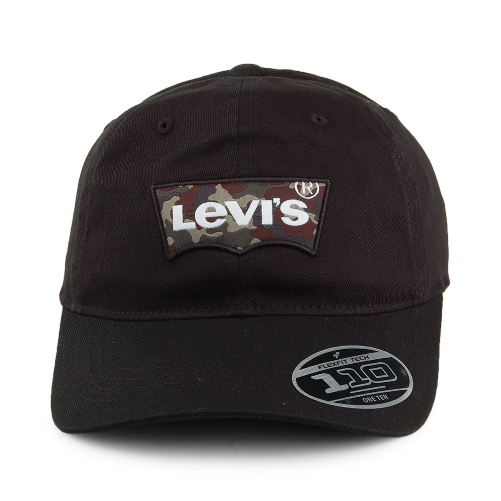 Gorra de béisbol Big Batwing con logo camuflaje de Levi's - Negro