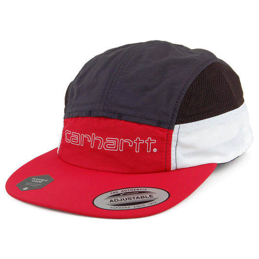 Gorra 5 paneles Terrace de Carhartt WIP - Rojo-Azul Marino