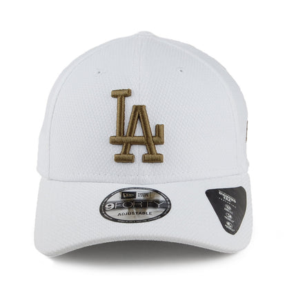 Gorra de béisbol 9FORTY Diamond Era L.A. Dodgers de New Era - Blanco-Oliva