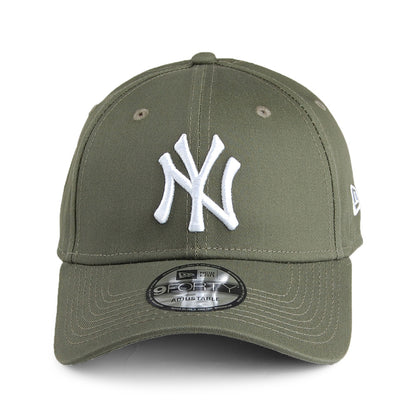 Gorra de béisbol 9FORTY MLB League Essential New York Yankees de New Era - Verde Oliva