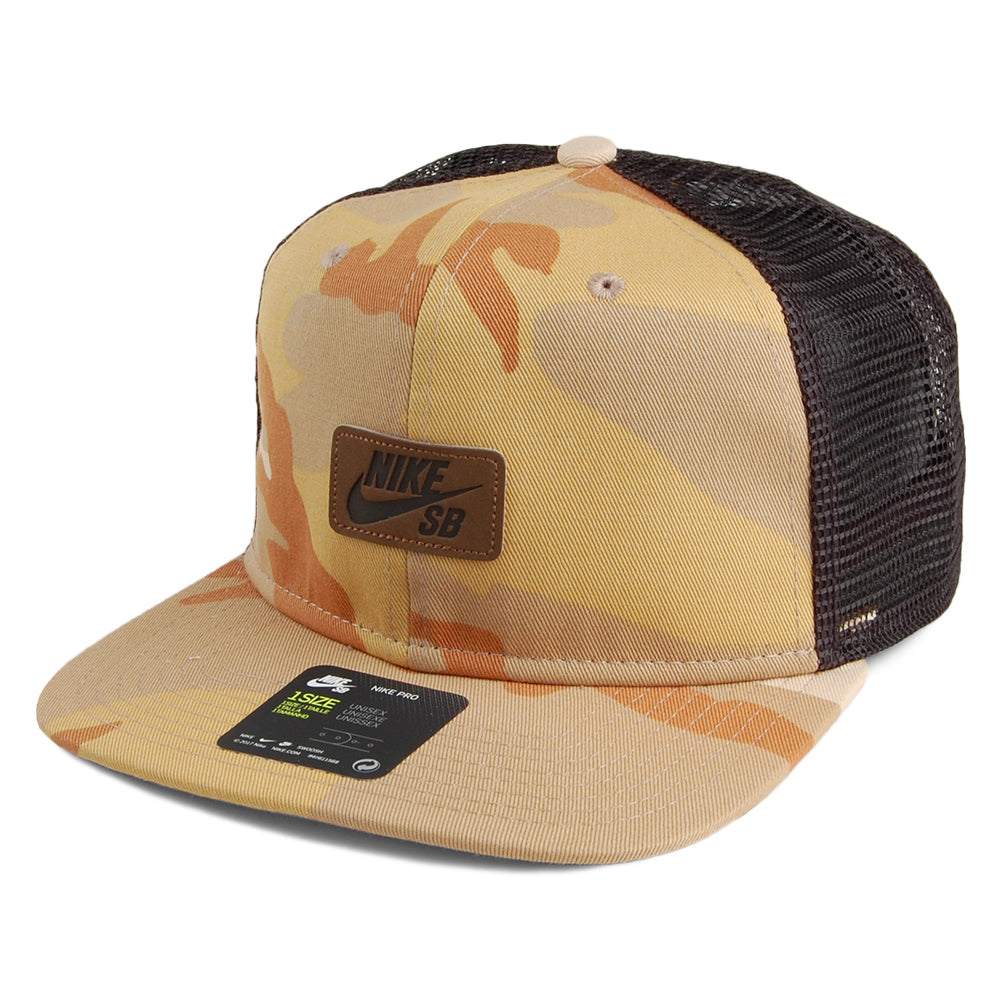 Gorra Trucker Camouflage Pro de Nike SB - Desierto-Camuflaje
