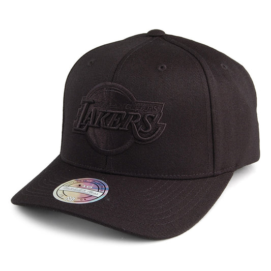 Gorra de béisbol 110 Black On Black L.A. Lakers de Mitchell & Ness - Negro