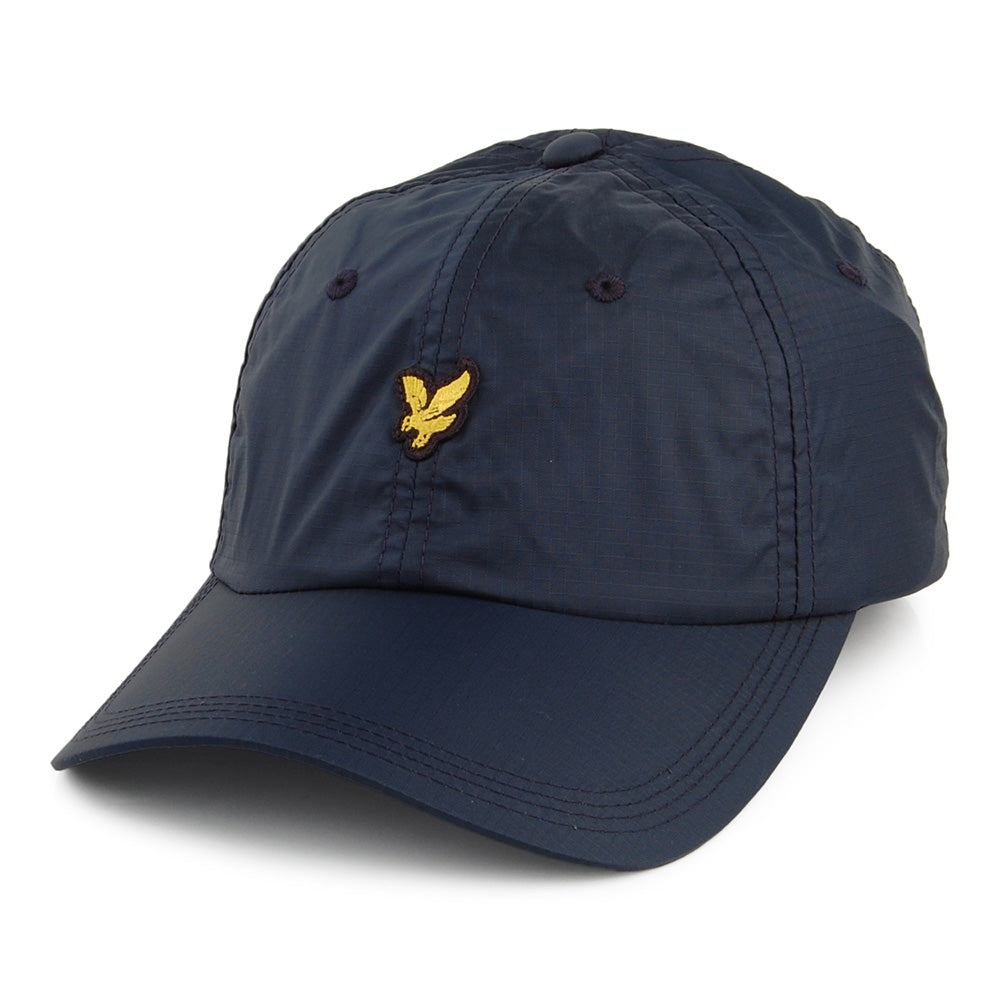 Gorra de béisbol Ripstop de nailon de Lyle & Scott - Azul Marino