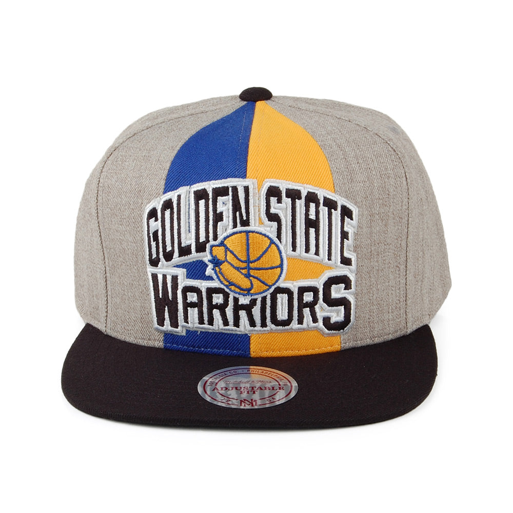 Gorra Snapback Equip Golden State Warriors de Mitchell & Ness - Gris