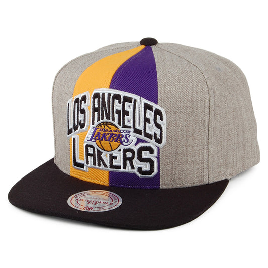 Gorra Snapback Equip L.A. Lakers de Mitchell & Ness - Gris