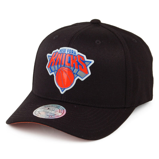 Gorra Snapback Chrome Logo New York Knicks de Mitchell & Ness - Negro