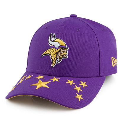 Gorra de béisbol 9FORTY NFL Draft Minnesota Vikings de New Era - Morado