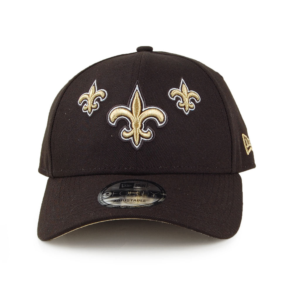 Gorra de béisbol 9FORTY NFL Draft New Orleans Saints de New Era - Negro-Dorado