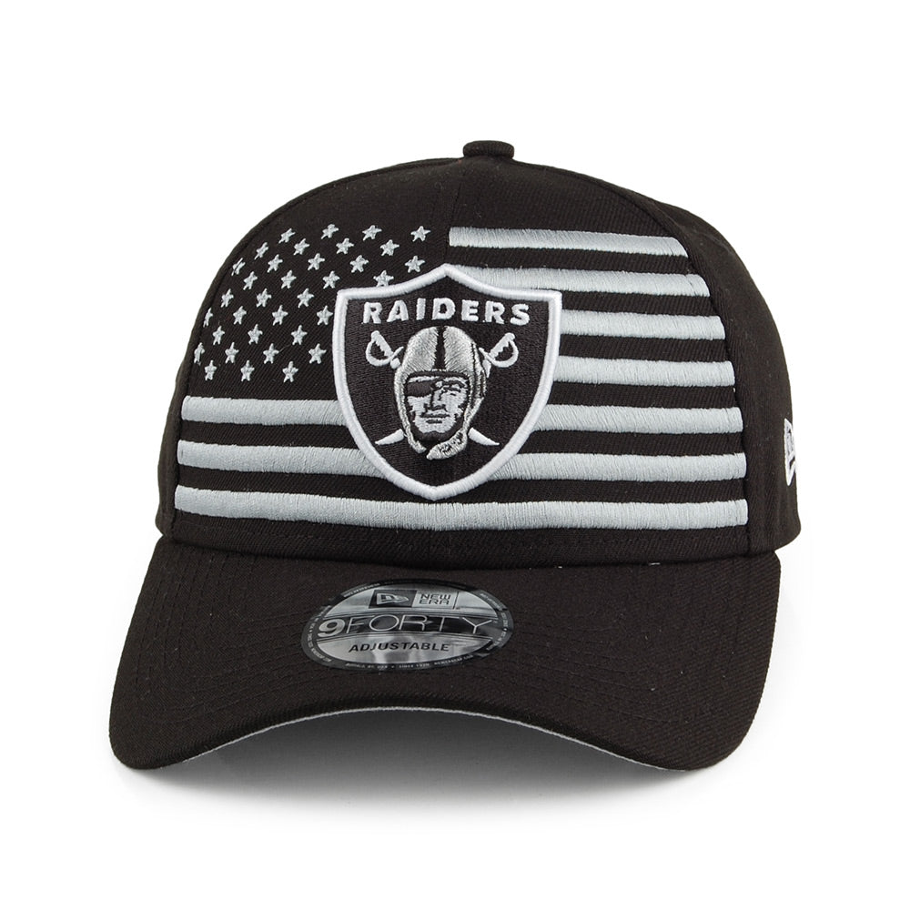 Gorra de béisbol 9FORTY NFL Draft Las Vegas Raiders de New Era - Negro-Gris