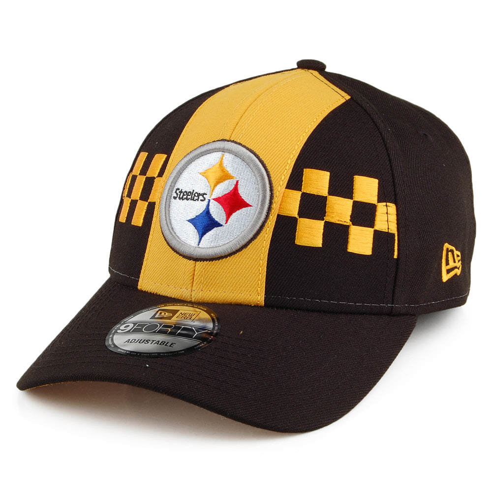 Gorra de béisbol 9FORTY NFL Draft Pittsburgh Steelers de New Era - Negro-Amarillo