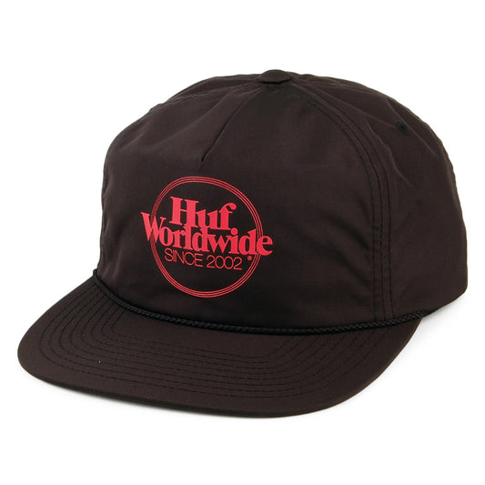 Gorra con cremallera trasera Issue de HUF - Negro