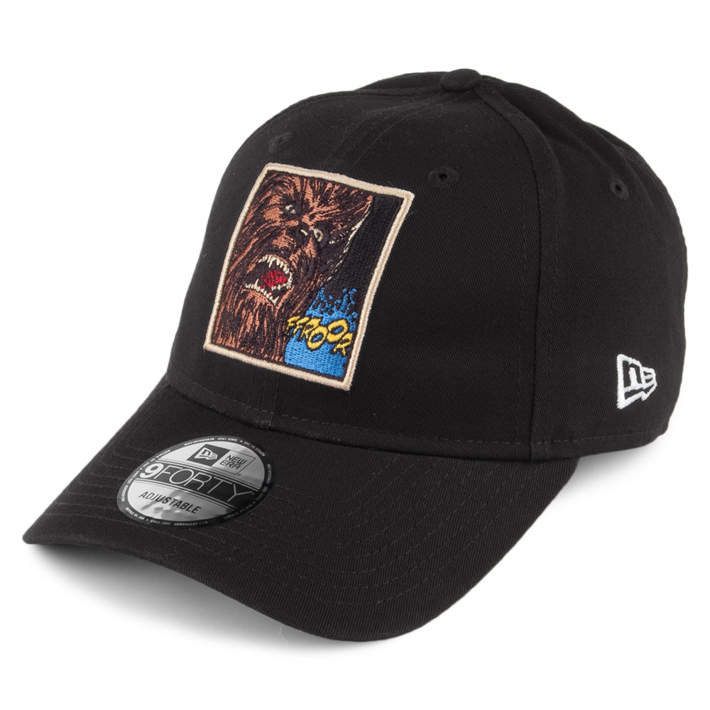 Gorra de béisbol 9FORTY Chewbacca de Star Wars de New Era - Negro