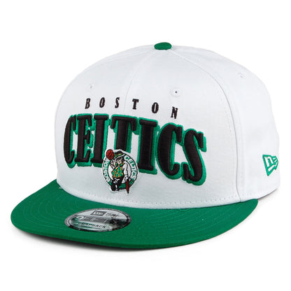 Gorra Snapback 9FIFTY Retro NBA Boston Celtics de New Era - Blanco-Verde
