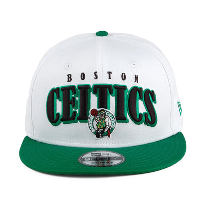 Gorra Snapback 9FIFTY Retro NBA Boston Celtics de New Era - Blanco-Verde