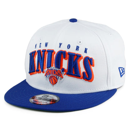 Gorra Snapback 9FIFTY Retro NBA New York Knicks de New Era - Blanco-Azul