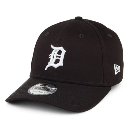 Gorra de béisbol 9FORTY MLB League Essential Detroit Tigers de New Era - Negro-Blanco