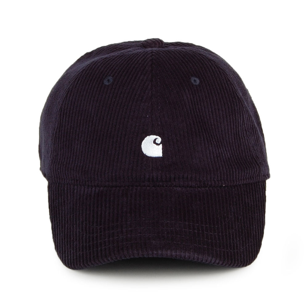 Gorra de béisbol Harlem de pana de Carhartt WIP - Azul Oscuro