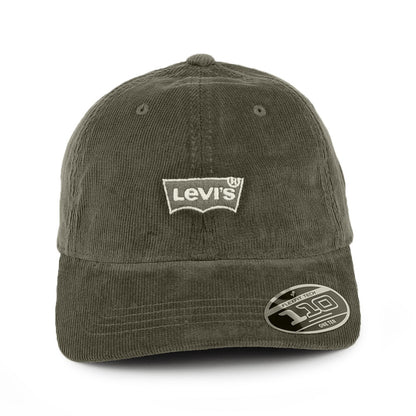 Gorra de béisbol Batwing Flexfit de pana de Levi's - Kaki