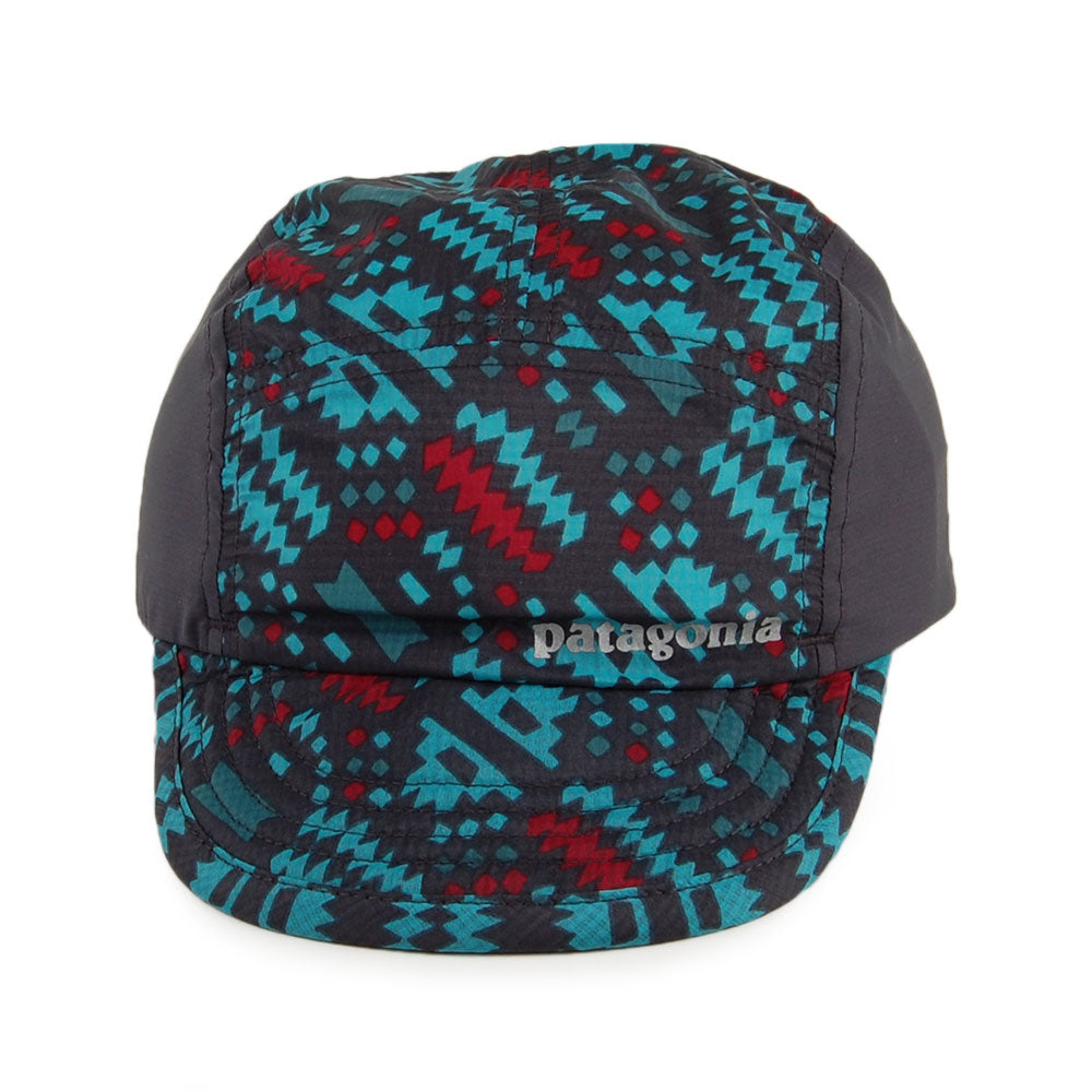 Gorra plegable Airdini Trail nylon reciclado de Patagonia - Azul-Negro