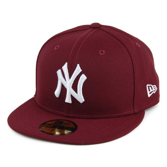 Gorra 59FIFTY MLB League Essential NY Yankees New Era - Granate-Blanco