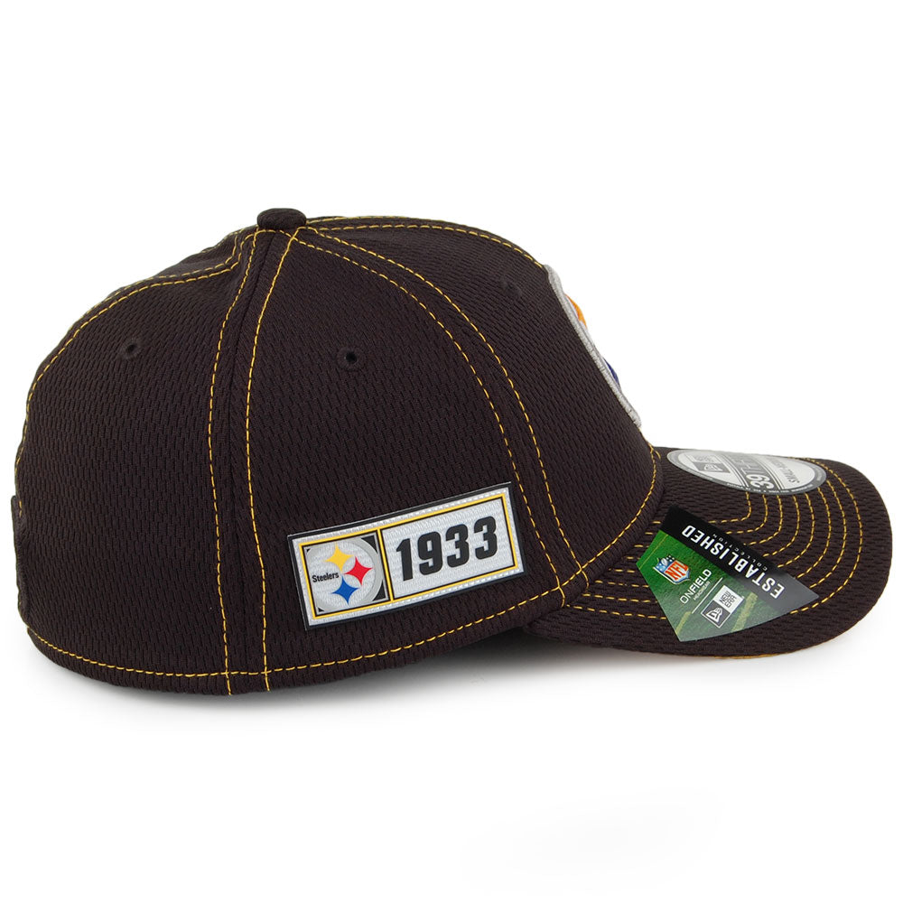 Gorra de béisbol 39THIRTY NFL Onfield Road Pittsburgh Steelers de New Era - Negro
