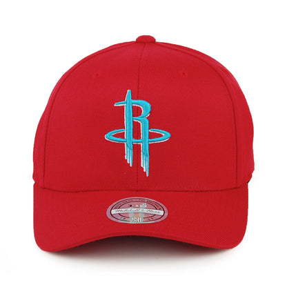 Gorra Snapback Red/Teal Houston Rockets de Mitchell & Ness - Rojo