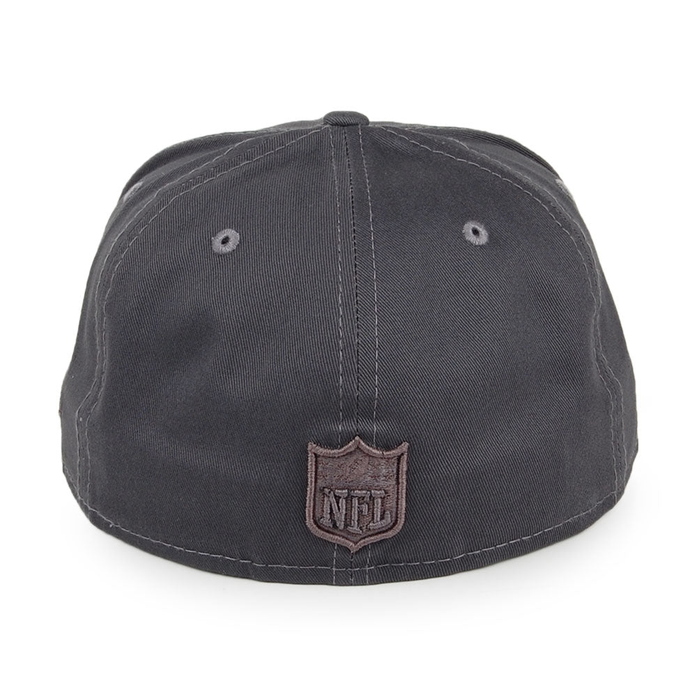 Gorra de béisbol 59FIFTY NFL Team Tonal Las Vegas Raiders de New Era - Gris Oscuro