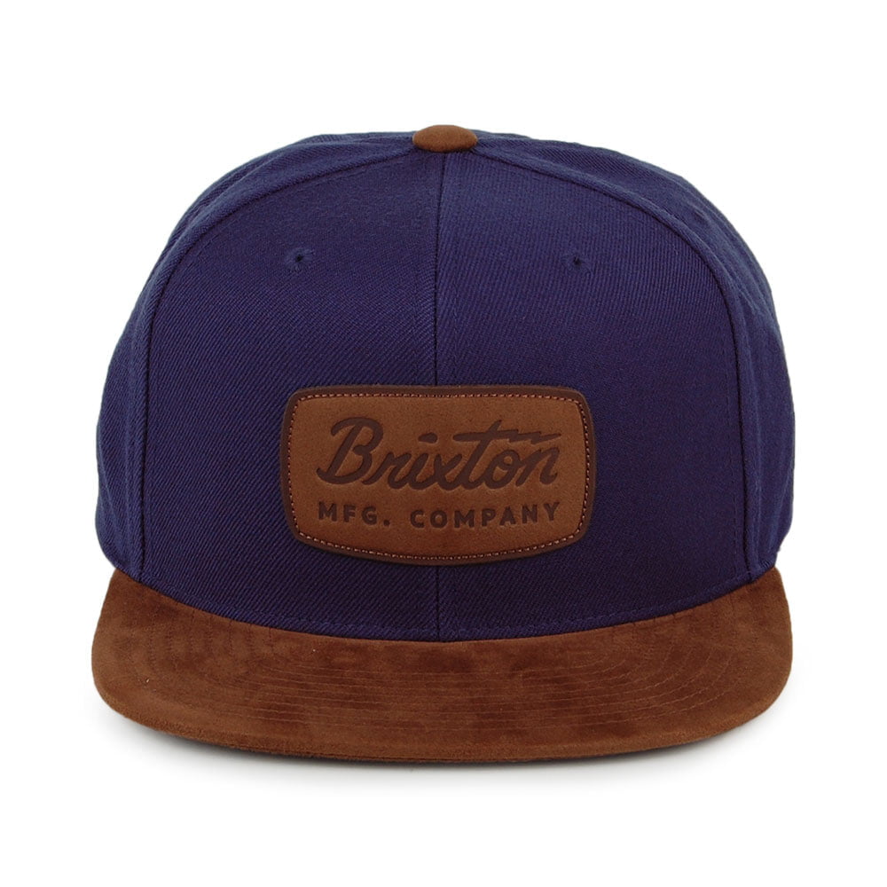 Gorra Snapback Jolt de Brixton - Azul Marino-Marrón