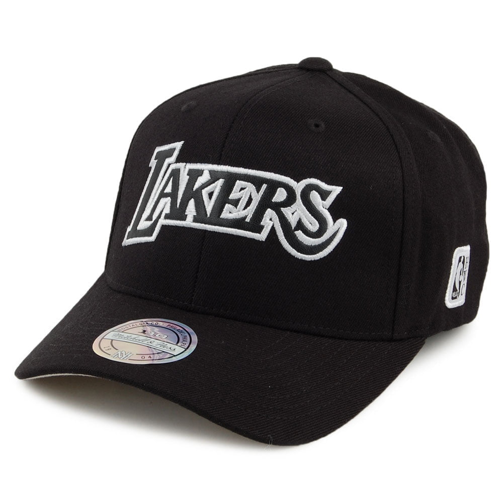 Gorra Snapback Outline L.A. Lakers de Mitchell & Ness - Negro