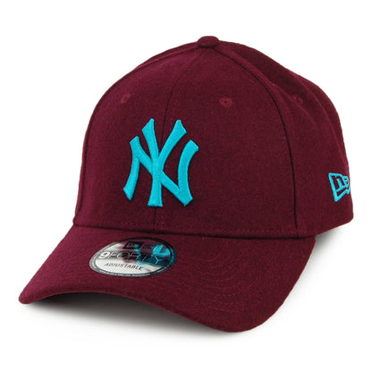 Gorra de béisbol 9FORTY MLB Melton New York Yankees de New Era - Burdeos-Verde Azulado