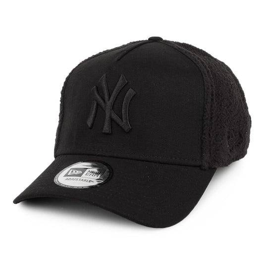 Gorra Trucker MLB Sherpa New York Yankees de New Era - Negro