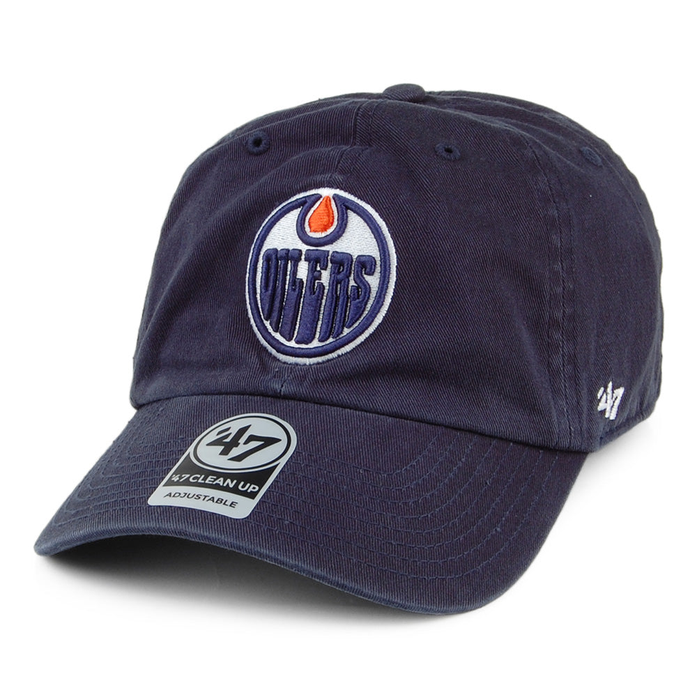 Gorra de béisbol NHL Clean Up Edmonton Oilers de 47 Brand - Azul Marino