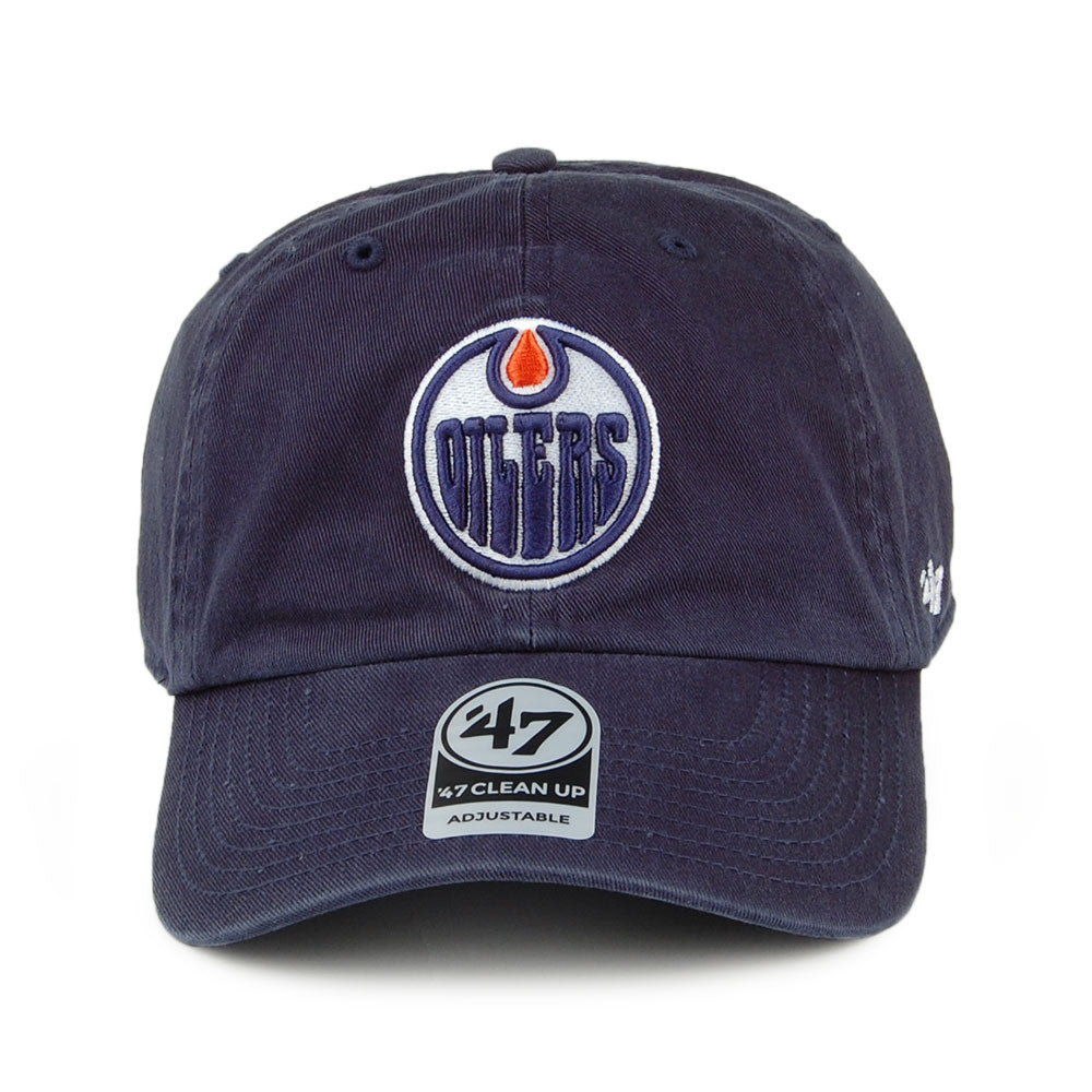 Gorra de béisbol NHL Clean Up Edmonton Oilers de 47 Brand - Azul Marino