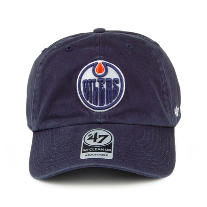 Gorra de béisbol NHL Clean Up Edmonton Oilers de 47 Brand - Azul Marino