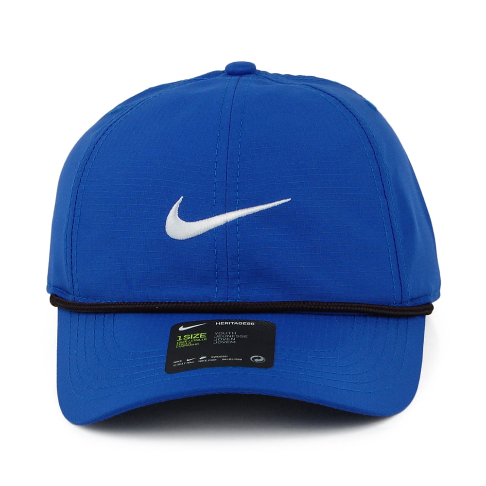Gorra de béisbol niños Heritage 86 Ripstop de Nike Golf - Azul Real