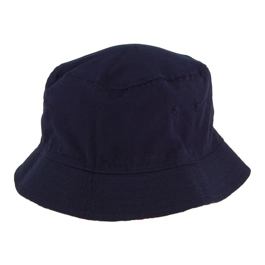 Sombrero de pescador reversible a cuadros de Converse - Azul Marino-Rojo